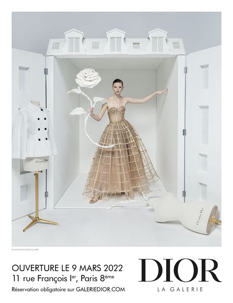 affiche exposition dior|la galerie dior exhibition.